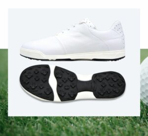 A sole for golf shoes