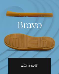 Bravo, suola in gomma morbida, leggera e versatile - A soft, light and versatile rubber outsole