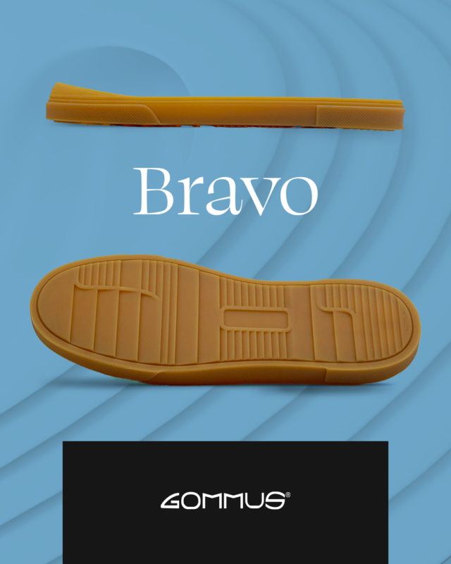 Bravo, suola in gomma morbida, leggera e versatile - A soft, light and versatile rubber outsole