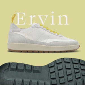 Ervin is an outsole  designed for sneakers, but with characteristics of a running sole