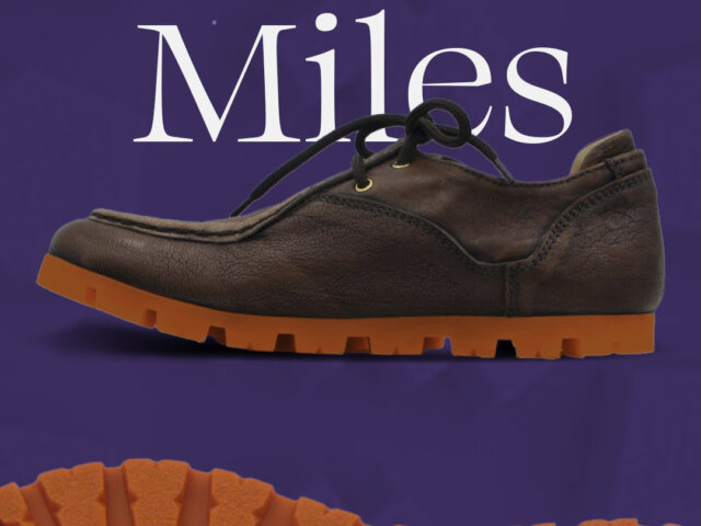 Miles, a new St. Moritz customizable outsole - una nuova suola St. Moritz personalizzabile