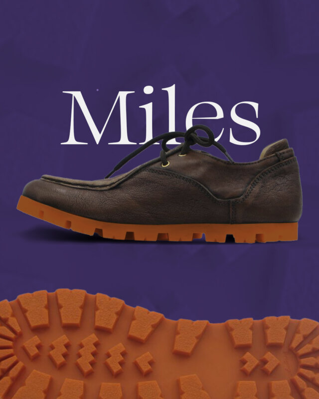 Miles, a new St. Moritz customizable outsole - una nuova suola St. Moritz personalizzabile